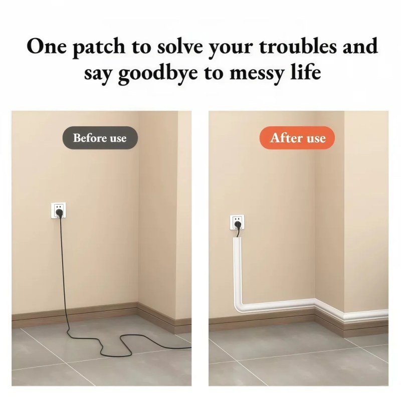 3M Self-Adhesive Cable Protector – PVC Wire Protection Strip - 000997
